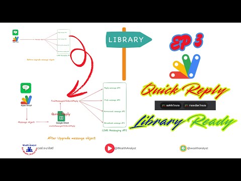 EP3 - Quick Reply: The Google Apps Script Library You Need - ฟรีฟีเจอร์ฟังก์ชั่นที่คุณต้องการ