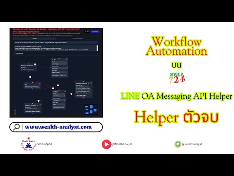 Zell724 LINE OA Helper ตัวจบ ด้วยระบบ Workflow Automation ในตัว multi-purpose ใช้ได้แบบไม่ต้องโค้ด